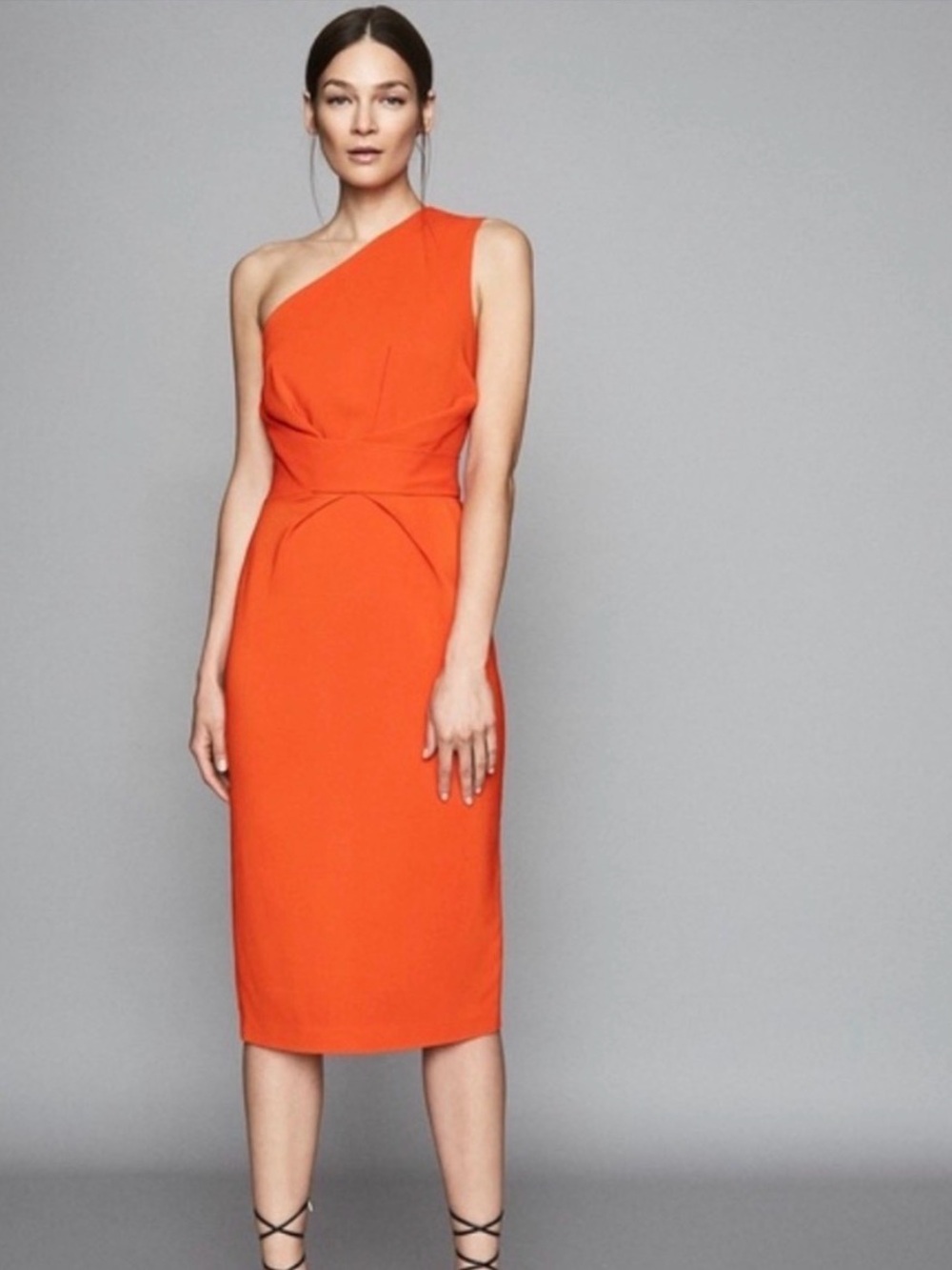 Reiss Laurent One Shoulder Dress